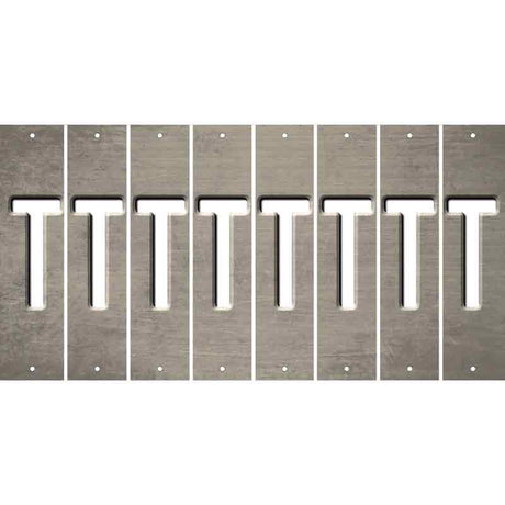 Tan Oil Rubbed Cut Fun Strips (Set of 8) U