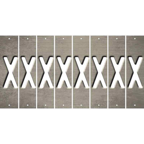 Tan Oil Rubbed Cut Fun Strips (Set of 8) Y