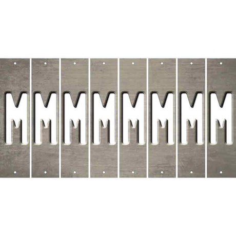 Tan Oil Rubbed Cut Fun Strips (Set of 8) N