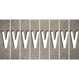 Tan Oil Rubbed Cut Fun Strips (Set of 8) W