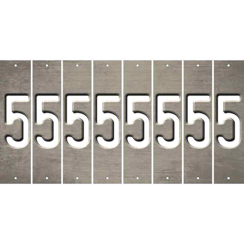 Tan Oil Rubbed Cut Fun Strips (Set of 8) 6