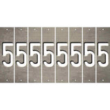 Tan Oil Rubbed Cut Fun Strips (Set of 8) 6