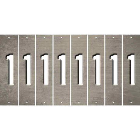 Tan Oil Rubbed Cut Fun Strips (Set of 8) 2