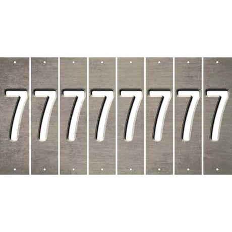 Tan Oil Rubbed Cut Fun Strips (Set of 8) 8