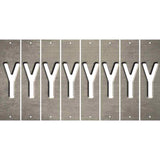 Tan Oil Rubbed Cut Fun Strips (Set of 8) Z