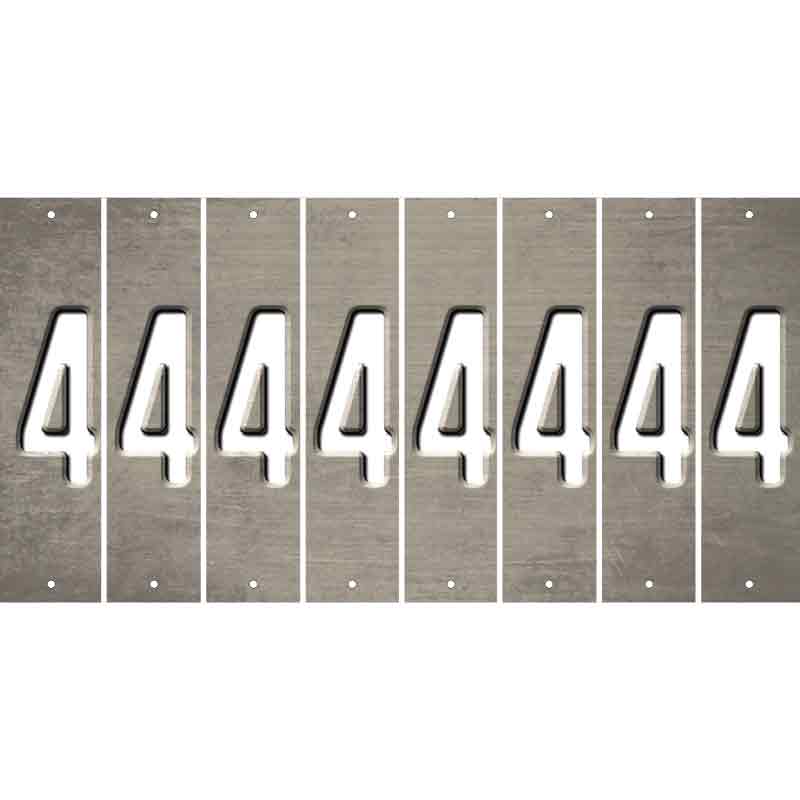 Tan Oil Rubbed Cut Fun Strips (Set of 8) 5