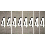 Tan Oil Rubbed Cut Fun Strips (Set of 8) 5