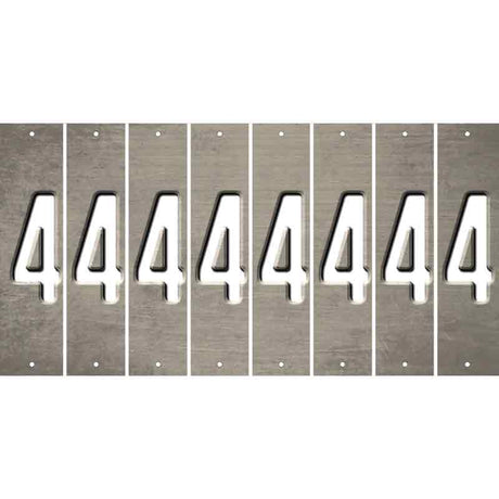 Tan Oil Rubbed Cut Fun Strips (Set of 8) 5