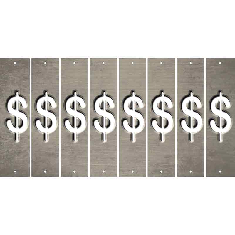 Tan Oil Rubbed Cut Fun Strips (Set of 8) #