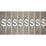 Tan Oil Rubbed Cut Fun Strips (Set of 8) #