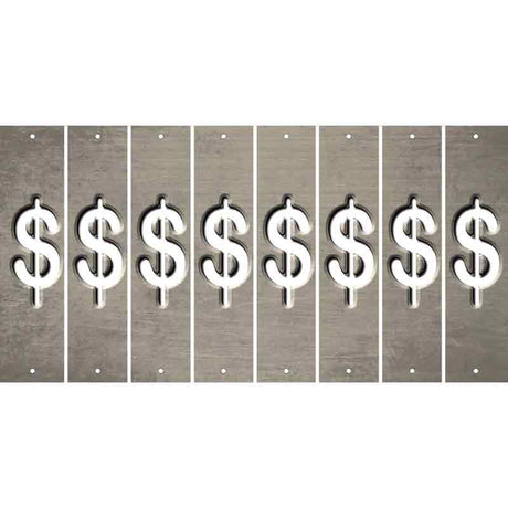 Tan Oil Rubbed Cut Fun Strips (Set of 8) #