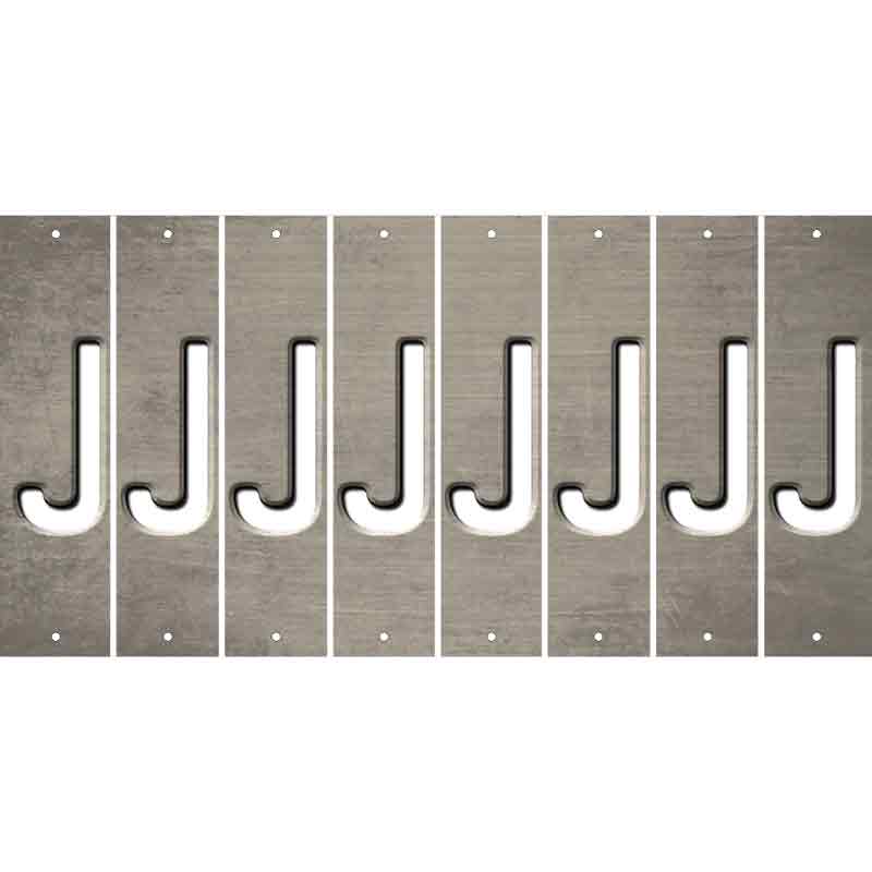 Tan Oil Rubbed Cut Fun Strips (Set of 8) K