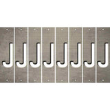 Tan Oil Rubbed Cut Fun Strips (Set of 8) K