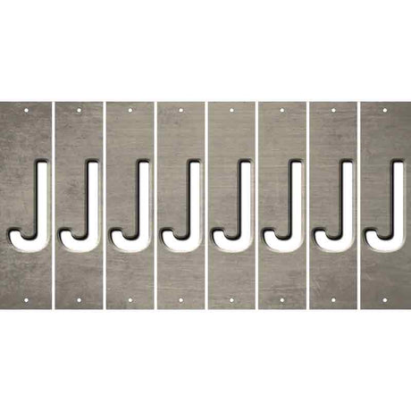 Tan Oil Rubbed Cut Fun Strips (Set of 8) K