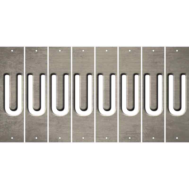 Tan Oil Rubbed Cut Fun Strips (Set of 8) V