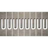 Tan Oil Rubbed Cut Fun Strips (Set of 8) V