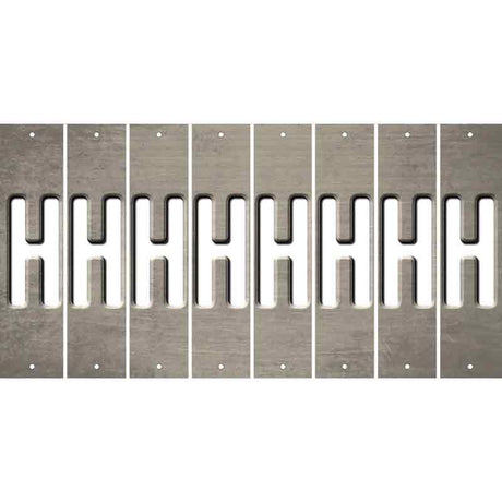 Tan Oil Rubbed Cut Fun Strips (Set of 8) I