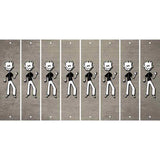 Tan Oil Rubbed Cut Fun Strips (Set of 8) DAD