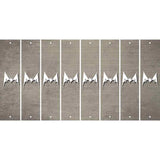 Tan Oil Rubbed Cut Fun Strips (Set of 8) BEAR