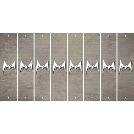 Tan Oil Rubbed Cut Fun Strips (Set of 8) BEAR