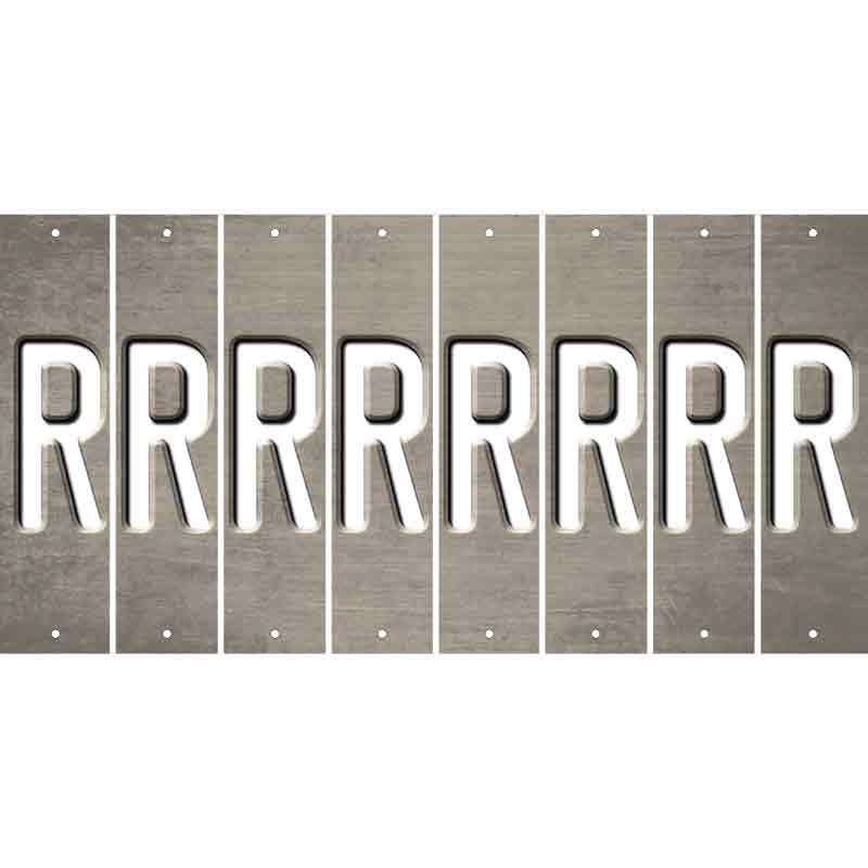 Tan Oil Rubbed Cut Fun Strips (Set of 8) S