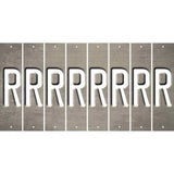 Tan Oil Rubbed Cut Fun Strips (Set of 8) S