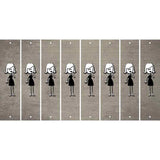 Tan Oil Rubbed Cut Fun Strips (Set of 8) MOM