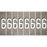 Tan Oil Rubbed Cut Fun Strips (Set of 8) 7