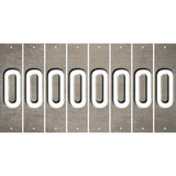 Tan Oil Rubbed Cut Fun Strips (Set of 8) P