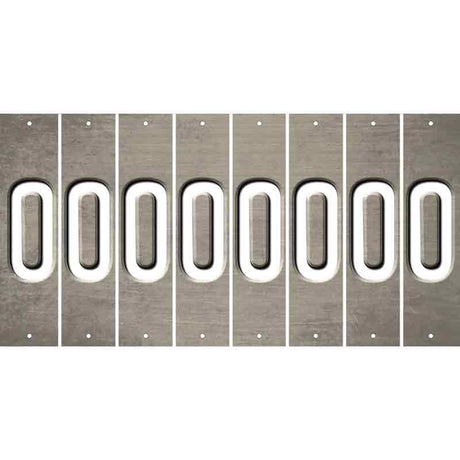 Tan Oil Rubbed Cut Fun Strips (Set of 8) P