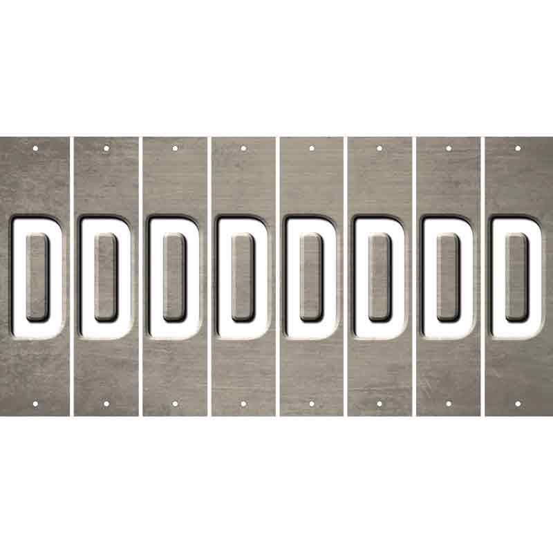 Tan Oil Rubbed Cut Fun Strips (Set of 8) E