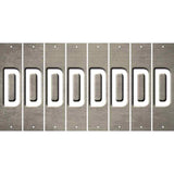 Tan Oil Rubbed Cut Fun Strips (Set of 8) E