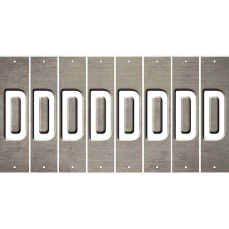 Tan Oil Rubbed Cut Fun Strips (Set of 8) E