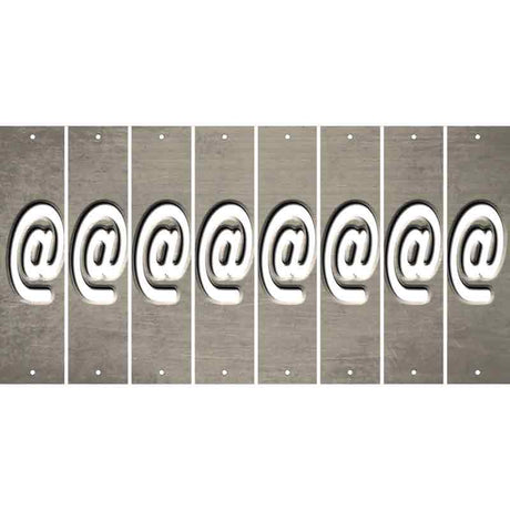 Tan Oil Rubbed Cut Fun Strips (Set of 8) !