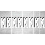 White Oil Rubbed Cut Fun Strips (Set of 8) L