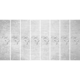 White Oil Rubbed Cut Fun Strips (Set of 8) FISH