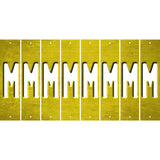 Yellow Oil Rubbed Cut Fun Strips (Set of 8) N