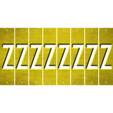 Yellow Oil Rubbed Cut Fun Strips (Set of 8) 0