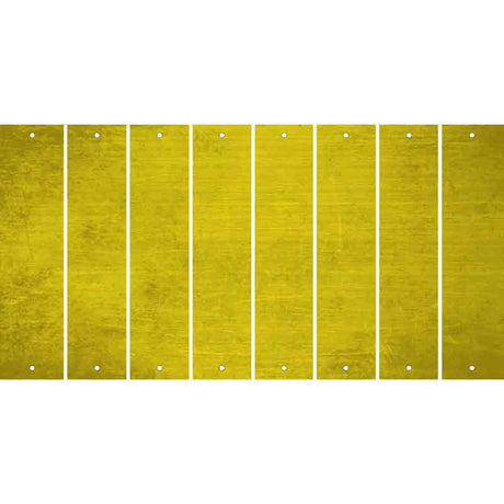Yellow Oil Rubbed Cut Fun Strips (Set of 8) '