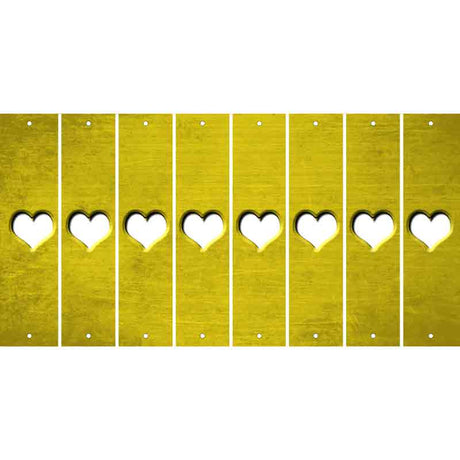 Yellow Oil Rubbed Cut Fun Strips (Set of 8) ?