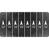 Black Oil Rubbed Cut Fun Strips (Set of 8) GNOME