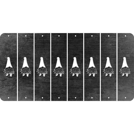 Black Oil Rubbed Cut Fun Strips (Set of 8) GNOME