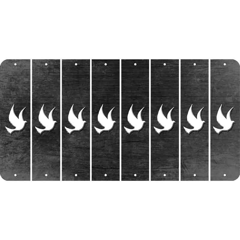 Black Oil Rubbed Cut Fun Strips (Set of 8) DOVE