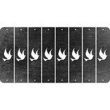 Black Oil Rubbed Cut Fun Strips (Set of 8) DOVE