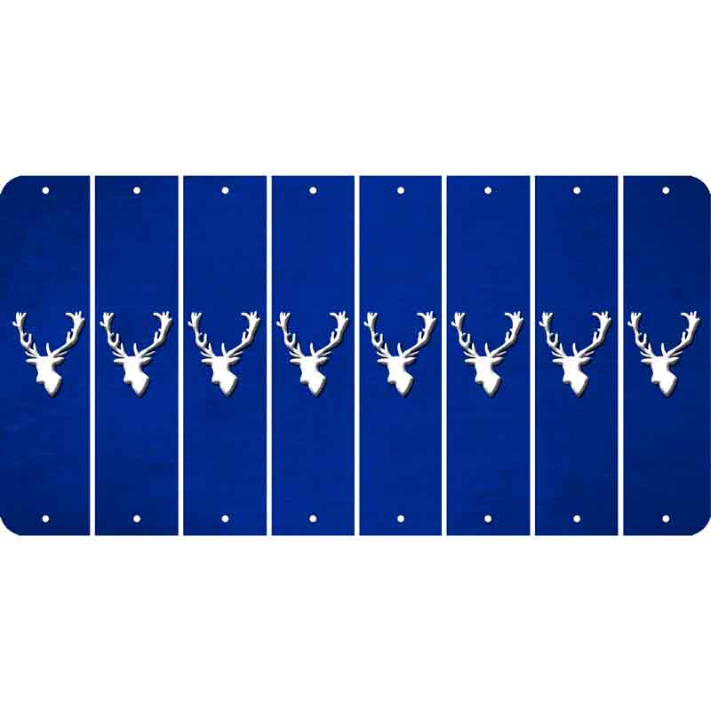 Blue Oil Rubbed Cut Fun Strips (Set of 8) ELK