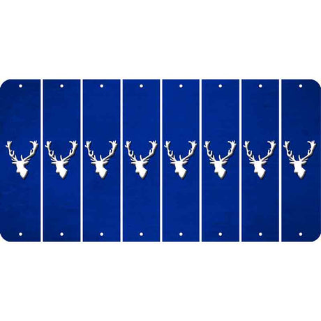 Blue Oil Rubbed Cut Fun Strips (Set of 8) ELK