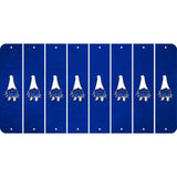 Blue Oil Rubbed Cut Fun Strips (Set of 8) GNOME