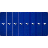 Blue Oil Rubbed Cut Fun Strips (Set of 8) HUMMINGBIRD