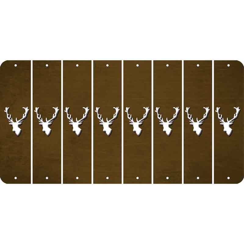 Brown Oil Rubbed Cut Fun Strips (Set of 8) ELK