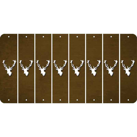 Brown Oil Rubbed Cut Fun Strips (Set of 8) ELK